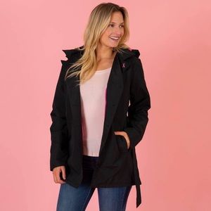 Pink Ribbon Fleece Lined Rain Jacket